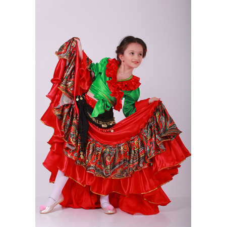 Карнавальний костюм для дівчинки Циганка Вікторія