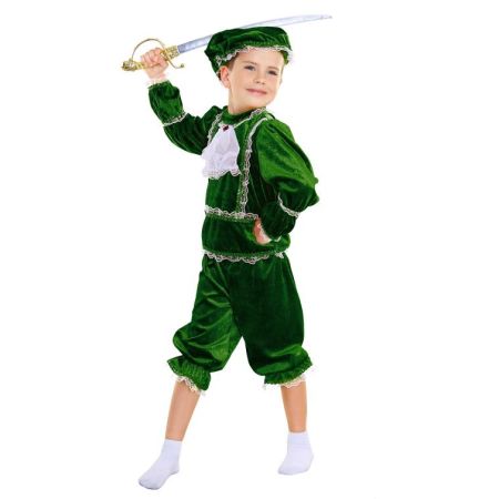 Карнавальный костюм Принц 93352 (зеленый)