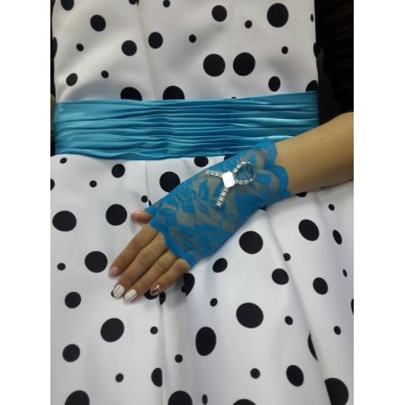 Рукавички - рукавиці дитячі Марина №1 блакитні