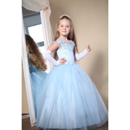 Святкове плаття для дівчинки Блакитна Астра