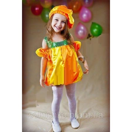 Карнавальный костюм Гарбуз - Тыква для девочки №4