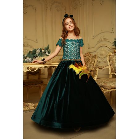 Святкове бальне плаття для дівчинки 11718