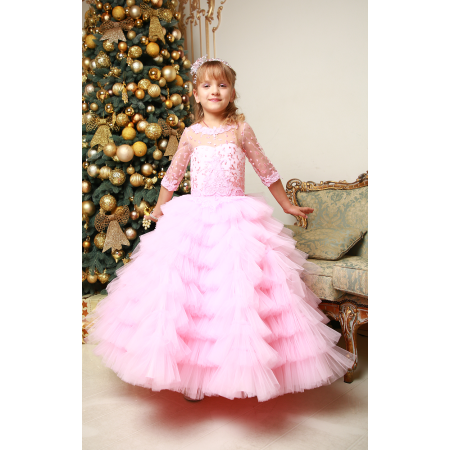 Ошатне плаття для дівчинки 9789-1