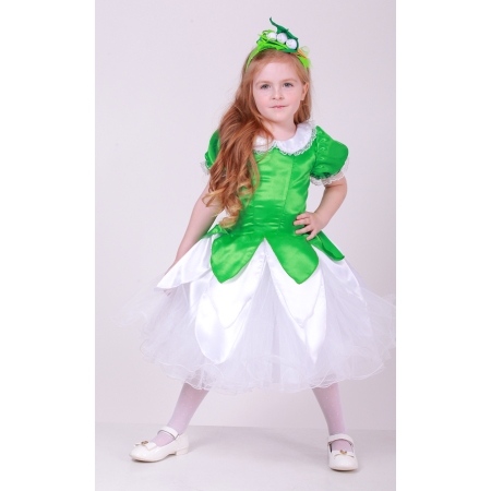 Карнавальный костюм для девочки Фасолька - Фасоль