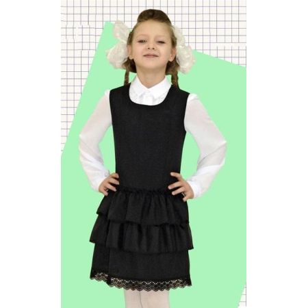 School sundress 1438 / 1g black