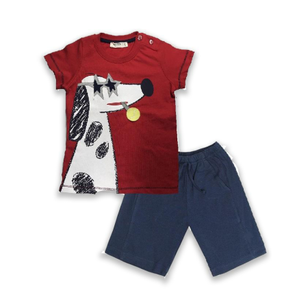 Set (shorts and T-shirt) for a boy 105