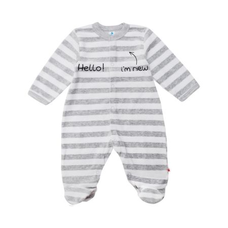 Overalls velor gray 17110404 Minikin