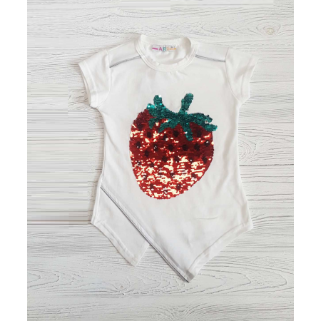 T-shirt for the girl 4007 white TM ARS