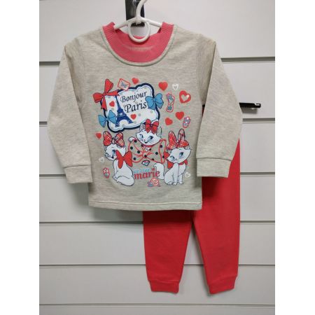 Pajamas warmed for the girl Three cats 245-14 TM LOTEX