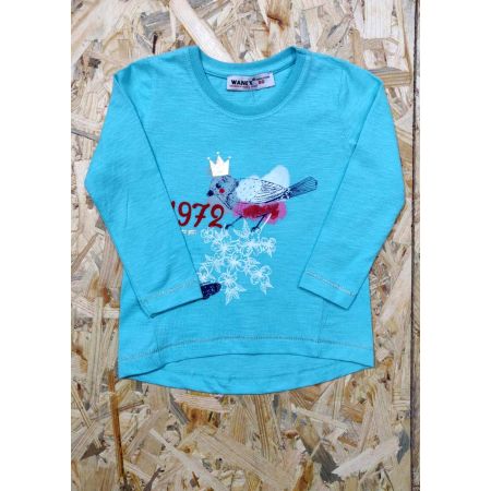 Реглан для дівчинки 20531 м'ята Wanex