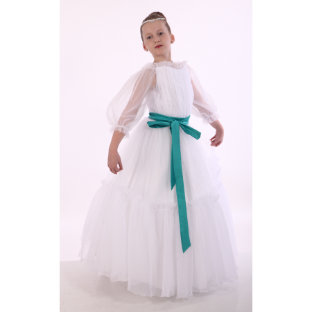 Святкове плаття для дівчинки Клара біле