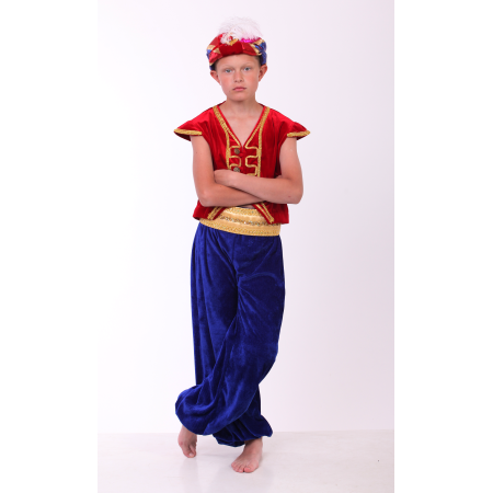 Карнавальный костюм для мальчика Алладин, восточный принц, джин