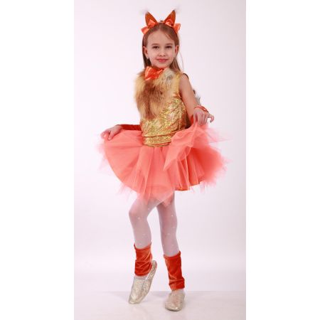 Карнавальный костюм для девочки Лисичка комплект