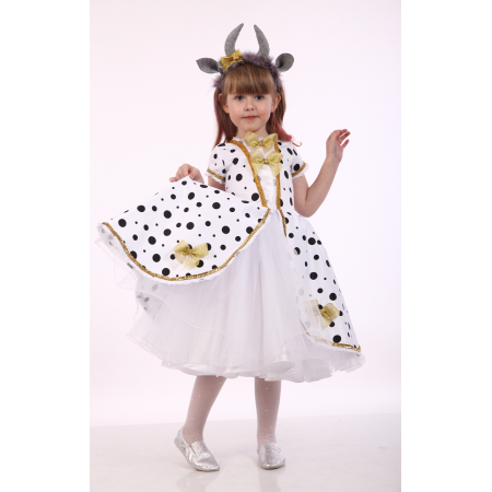 Карнавальный костюм для девочки Коровка стиль