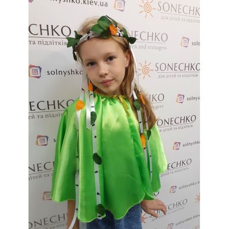 Карнавальный костюм для девочки Обруч Березка