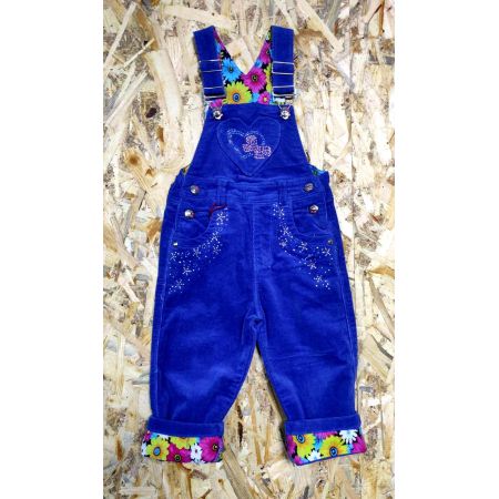 Напівкомбінезон вельвет для дівчинки 16033 Туреччина