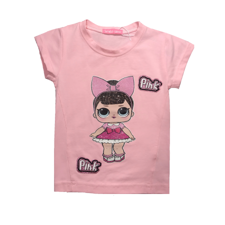 T-shirt Doll Lol for the girl LL16-38 pink, Turkey