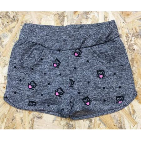 Knitted shorts for a girl 5707 gray melange S&D kids, Hungary