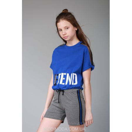 Knitted shorts for girls 6345.45 / 02 gray