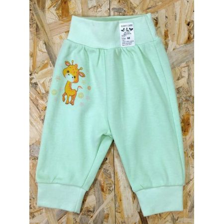 Штани Жираф інтерлок салатові