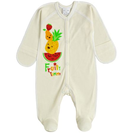 Jumpsuit little man 10825-02/10218-02 milk interlock