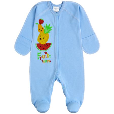 Jumpsuit man 10825-02/10218-02 blue interlock
