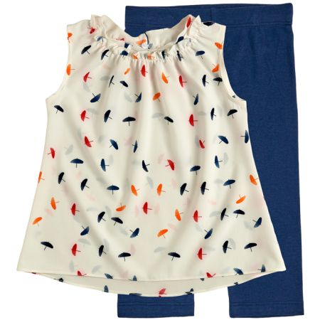 Tunic and leggings set 40171-67-16 Umbrellas