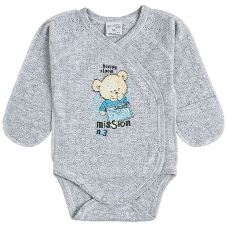 Bodysuit undershirt 19292-88 Secret mission, cooler gray melange