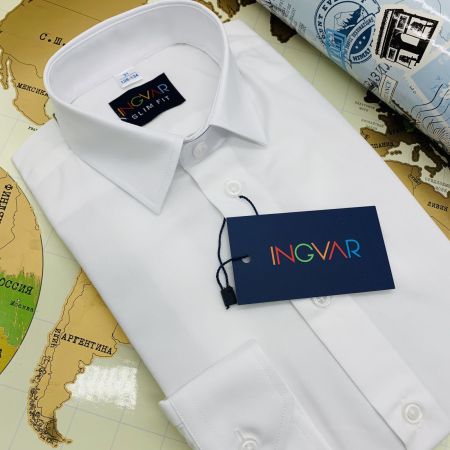 School shirt for a boy 12-51-19 (616) white