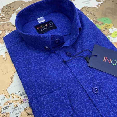 Boy's shirt 17-16-45 (32823) blue