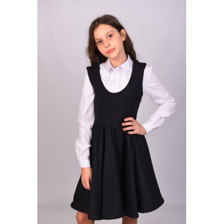 School sundress 34 black