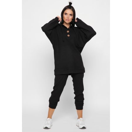 Suit KM-2150-8 Angora black