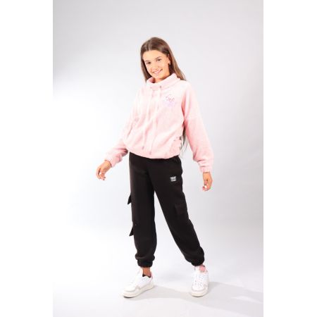 Спортивні штани 1257 з начосом чорні