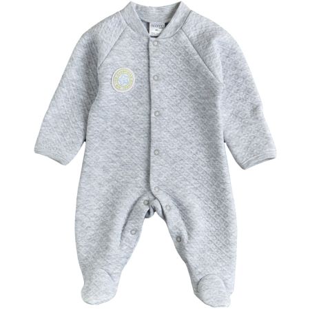 Warm jumpsuit 12120-15 capiton melange gray