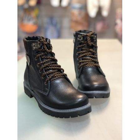 Черевики чорно-коричневі 6023