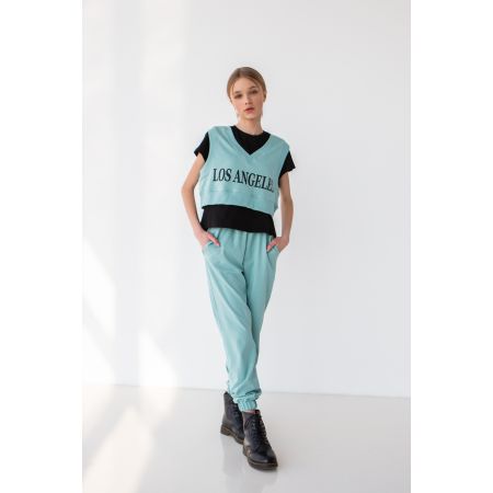 Спортивний костюм Сайкет 6781 м'ятний