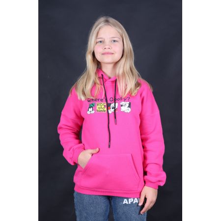 Goofy Fleece Hoodie 1511 Fuchsia