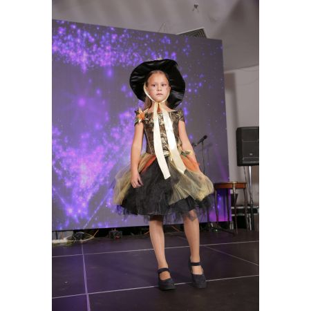 Карнавальный костюм Ведьма Ведьмочка в шляпке 