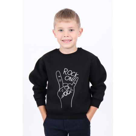 Світшот Rock чорний байка