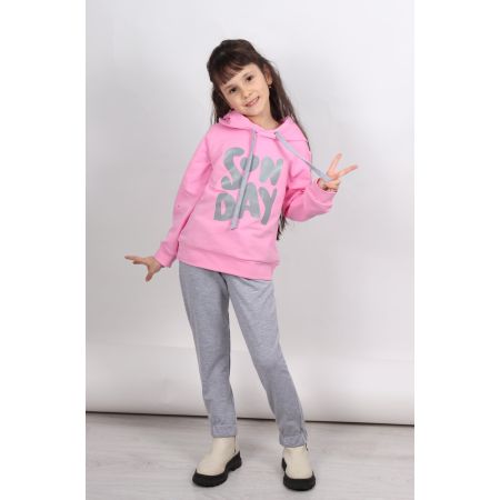 Tracksuit Sun Day pink gray