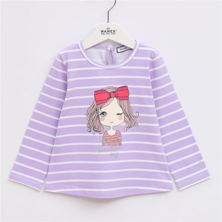 Raglan 31603-7 stripe lilac
