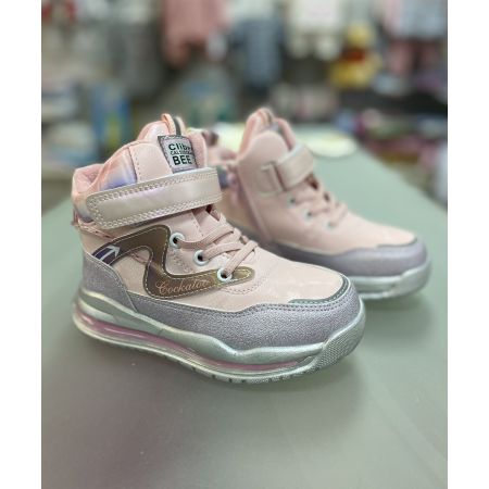 Ботинки розовые  P804