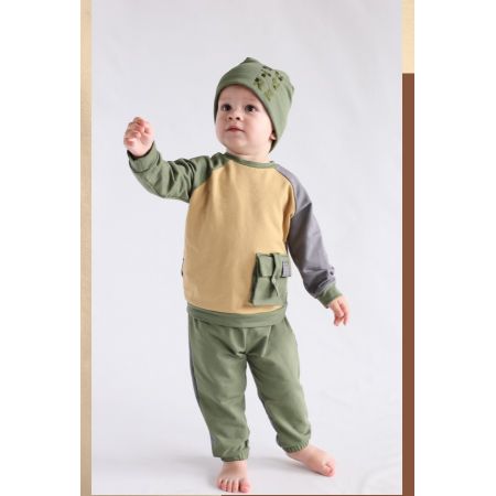 Спортивний костюм бежевий 22-04-027