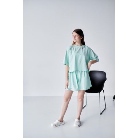 Комплект футболка+ шорты Вільна мятные