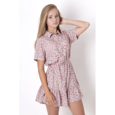 Платье пудра 4679