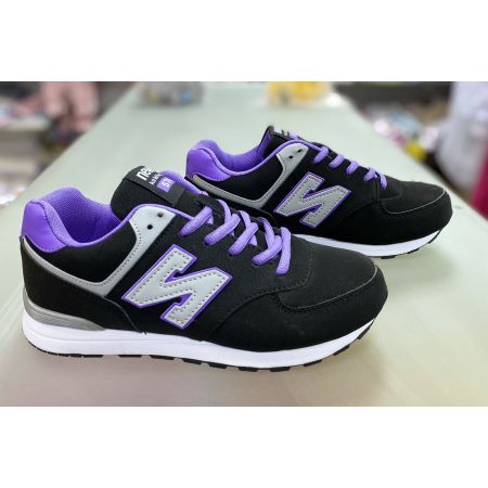Кроссовки Y89-12A черно фиолетовые