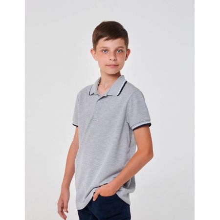 Теніска поло сіра 114875/114876