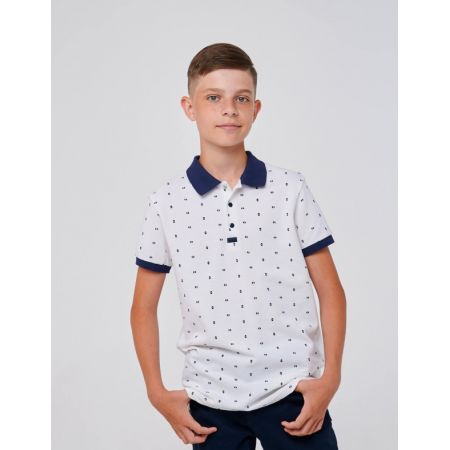 Теніс поло малюнок на білому 114872/114873/114874