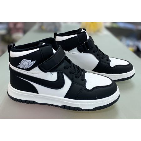 Ботинки демисезонные CO37-1 черно белые