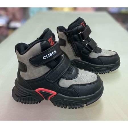 Черевики HA338 чорні із сірим